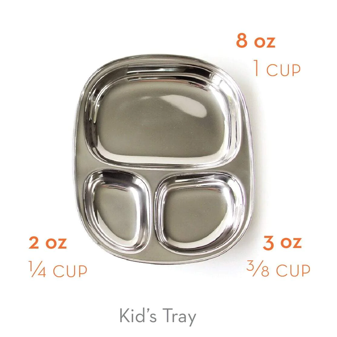 Kid's Eat, Sleep, Camp Food Tray, Aqua