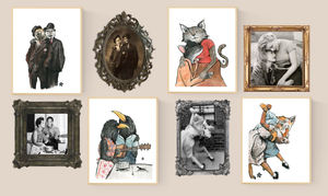 DARLING ILLUSTRATIONS | Affectionate Animals Series: Vinyl Sticker