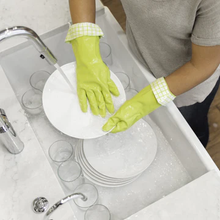 Load image into Gallery viewer, FULL CIRCLE | Natural Latex Cleaning Gloves