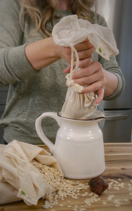 ME MOTHER EARTH | Organic Hemp Cotton Nut Milk Bag