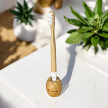 Load image into Gallery viewer, BAMBOO SWITCH | Bamboo Toothbrush Stand