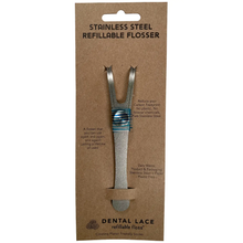 Load image into Gallery viewer, DENTAL LACE | Stainless Steel Refillable Flosser