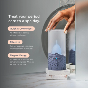 SAALT | Menstrual Cup + Disc Steam Cleaner