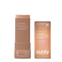 Load image into Gallery viewer, ATTITUDE | Tinted Mineral Sunscreen Face Stick Unscented SPF 30