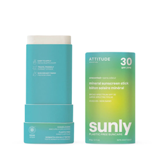 Load image into Gallery viewer, ATTITUDE | Mineral Sunscreen Stick Unscented SPF 30