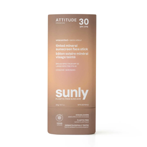 ATTITUDE | Tinted Mineral Sunscreen Face Stick Unscented SPF 30