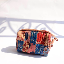 Load image into Gallery viewer, ICHCHA | Upcycled Organic Cotton Patch Travel Pouch + Toiletry Bag