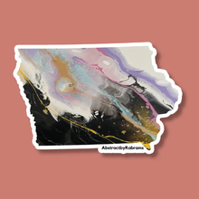 Load image into Gallery viewer, ABSTRACT BY RABRAMS | LGBTQ+ Iowa Pride Stickers