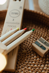 ZEFIRO | Double Wooden Pencil Sharpener