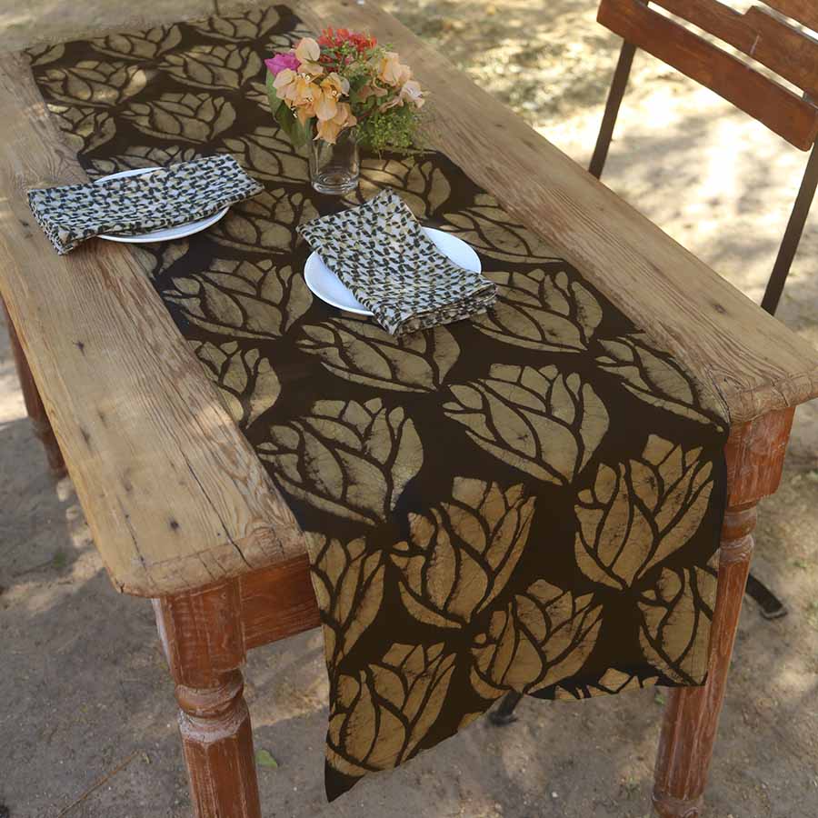 ICHACHA | Block Printed Organic Cotton Table Runner