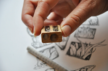 Load image into Gallery viewer, ZEFIRO | Double Wooden Pencil Sharpener