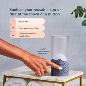 SAALT | Menstrual Cup + Disc Steam Cleaner