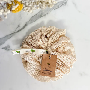 ME MOTHER EARTH | Washable Cotton Shower Pouf