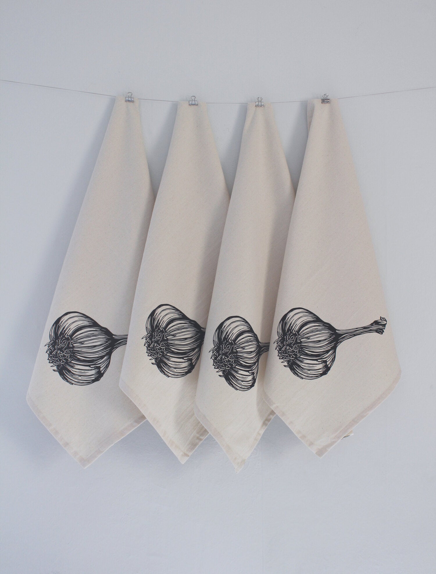 set of 4 shell organic cloth napkins — Hearth and Harrowset of 4 shell  organic cloth napkins