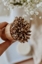 Load image into Gallery viewer, ZEFIRO | Bamboo + Palm Fibre Pot Scrubber