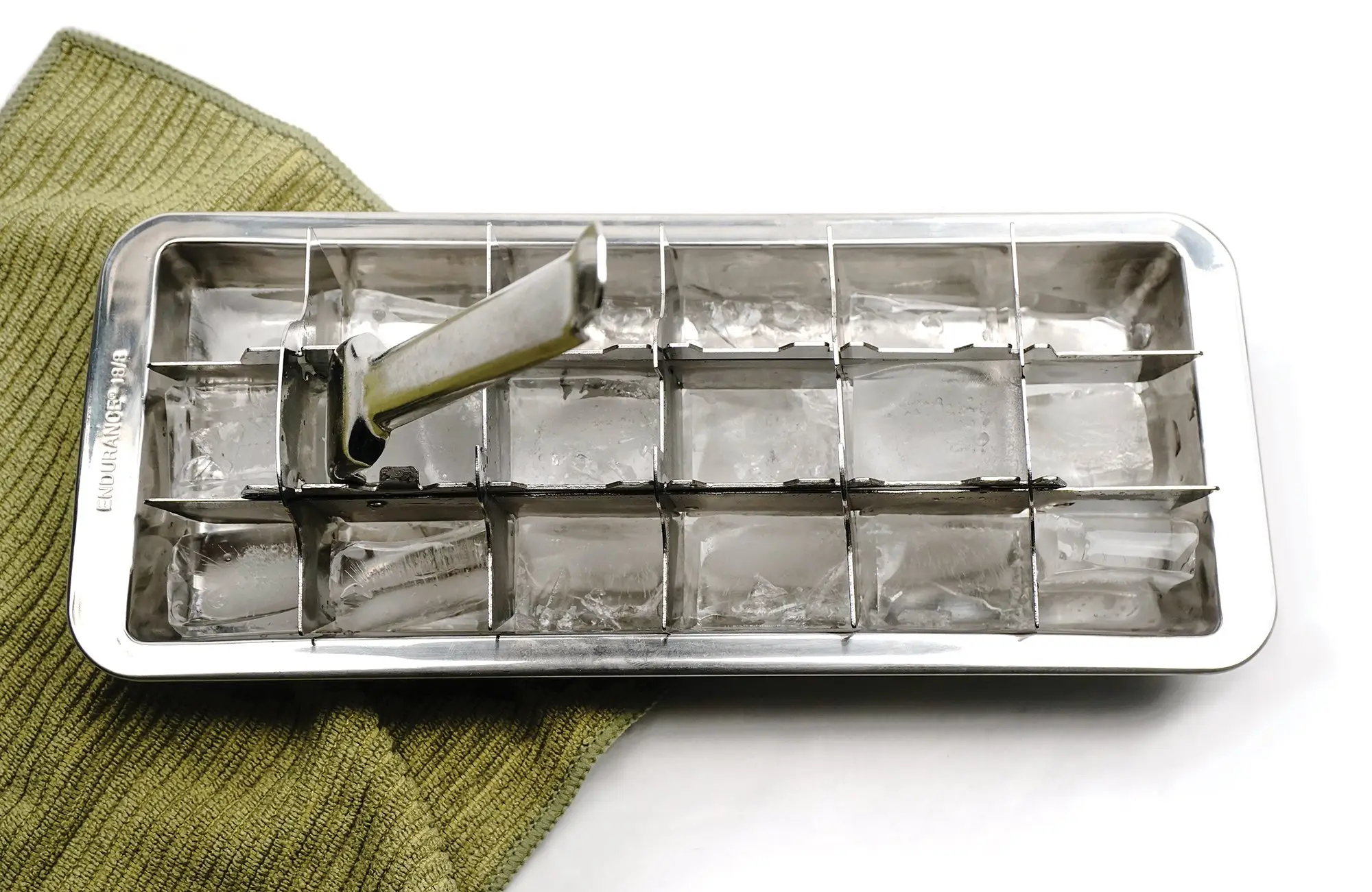 Metal Ice Cube Tray Made with Stainless Steel